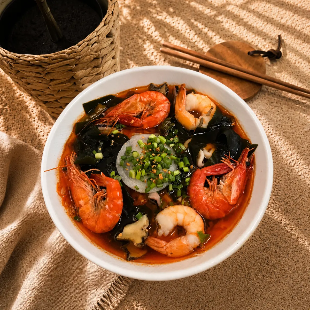 포코코 매운 바다새우쌀국수